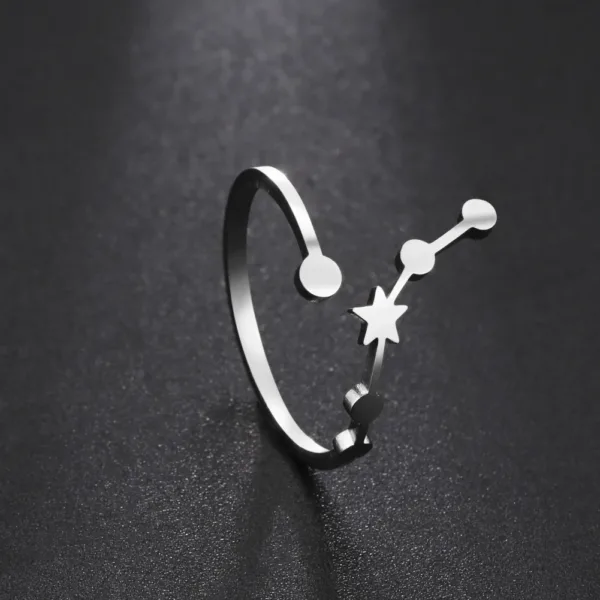 Zodiac Constellation Rings Set for Women - Image 2