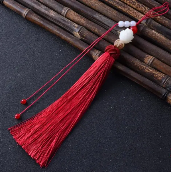 Mo Dao Zu Shi Lotus Tassel Keychain Accessory