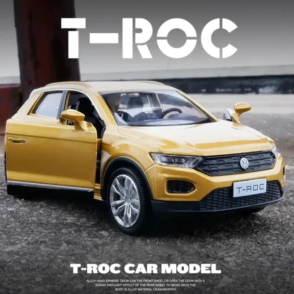 1:36 Volkswagen T-ROC Diecast Model Car - Image 3