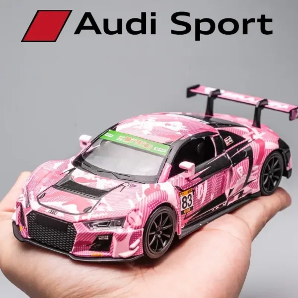 1:32 Diecast AUDI R8 Cup Alloy Car Model - Image 2