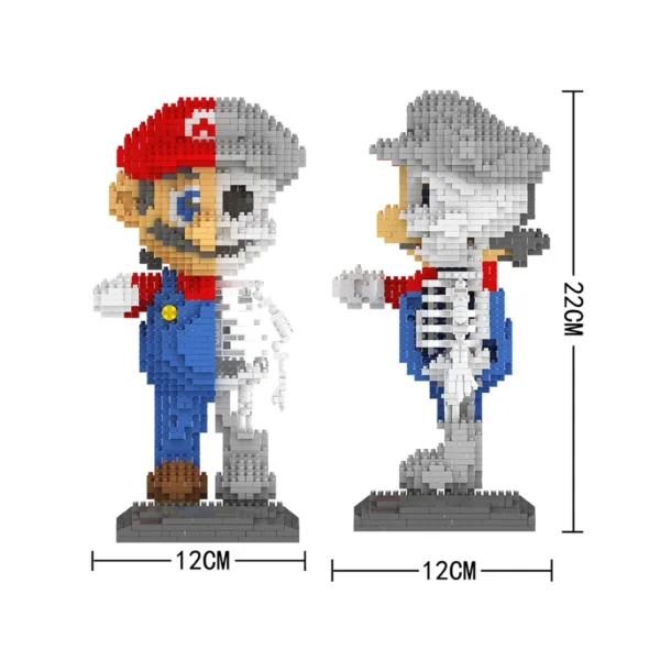 Super Mario Skeleton Building Blocks Set 1686pcs - Image 5