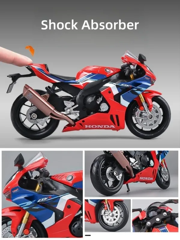 1/12 Honda CBR 1000RR Diecast Motorcycle Model - Image 5