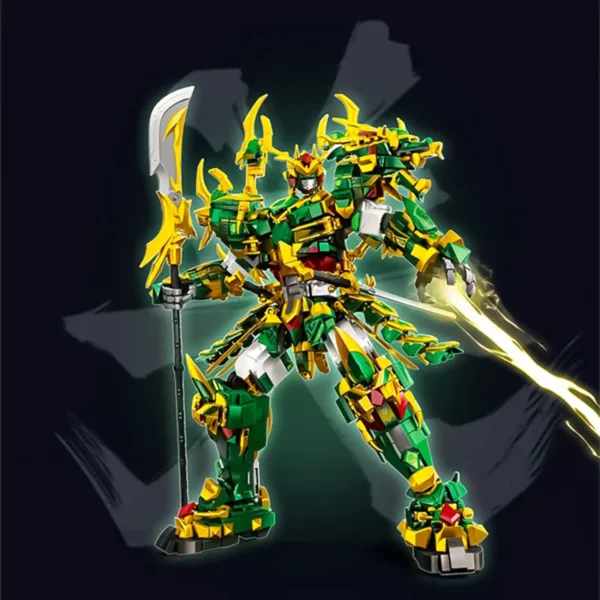 Phantom Ninja Dragon God Mech Building Set - Image 2