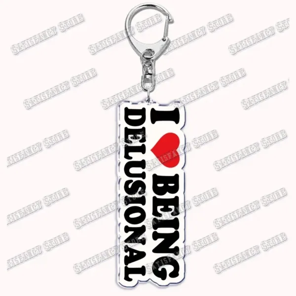 Silver Keychain with Heartfelt Letter Design - Image 58