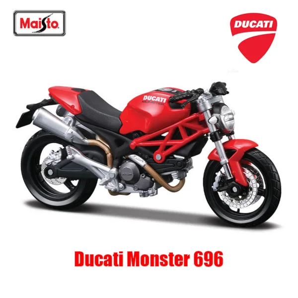 Maisto 1:18 Ducati Monster 696 Model Motorcycle