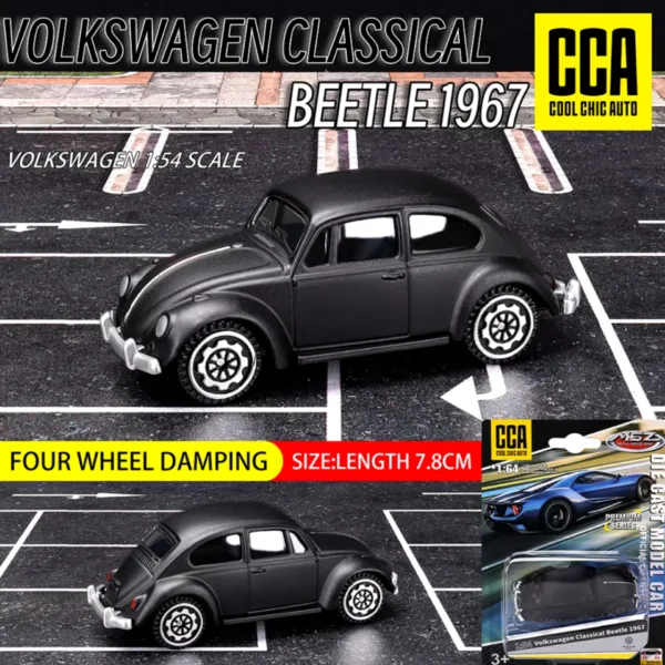 1:64 Diecast Volkswagen Beetle 1967 Model