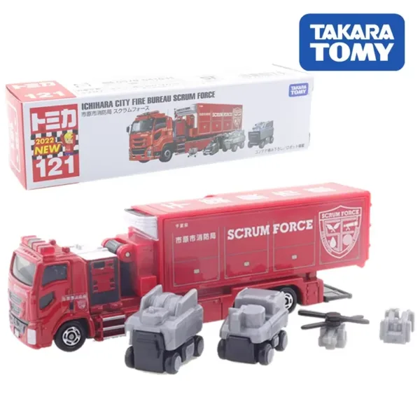 Takara Tomy 1:64 Ichihara City Fire Truck Model