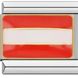 Italian Flag Charm Bracelet in Stainless Steel 41 bf7c4311 upscaled