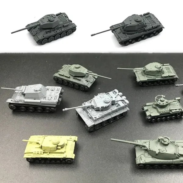 1:144 Mini Assemble Tank Collection Set