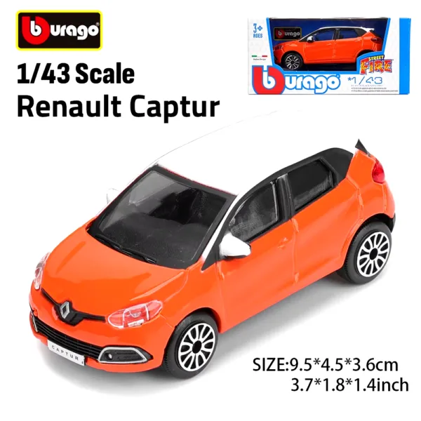 Bburago 1:43 Scale Renault Captur Model