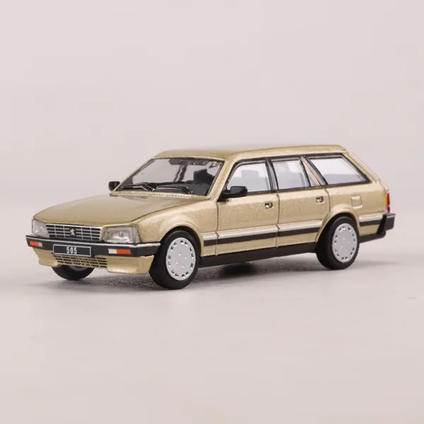 1:64 Gold Peugeot 505SW Diecast Model Car