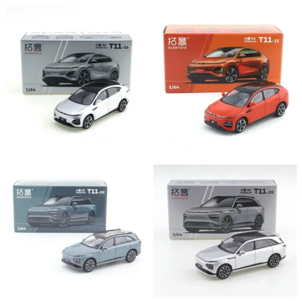 1/64 Metal Diecast Xiaopeng G9 P7 G6 Car