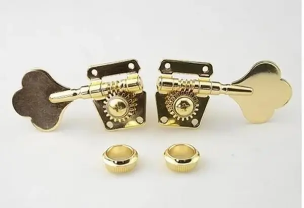 Vintage Gold Cloverleaf Tuners for Bass Guitars