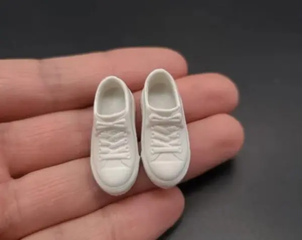 1/12 Scale Low-Cut Canvas Shoes for Dolls - Image 7