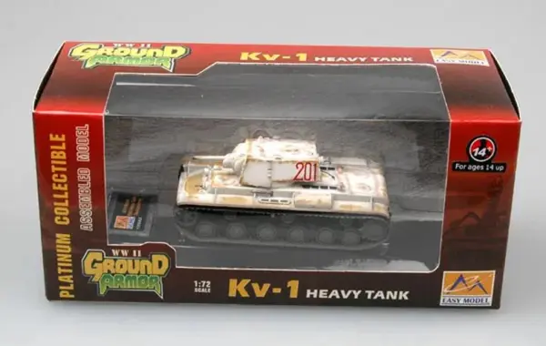 1/72 Soviet KV-1 Heavy Tank Model Kit - Image 6
