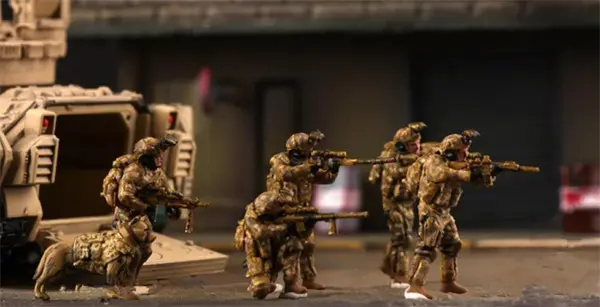 1:72 Scale US Navy SEALS 6 Soldier Set - Image 6