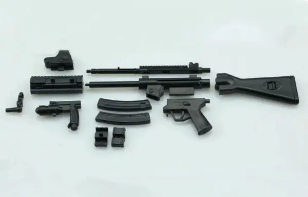 1:6 Scale MP5SD5 Submachine Gun Model - Image 2
