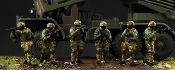 1/72 Scale Ukrainian Mercenaries Figures Set - Image 7