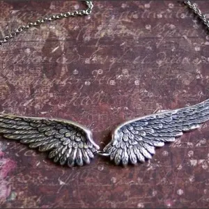 Vintage Angel Wings Pendant Necklace for Women 4 7380aa49 upscaled