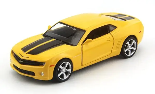 1:36 Vintage Matte Black Camaro SS Model - Image 7
