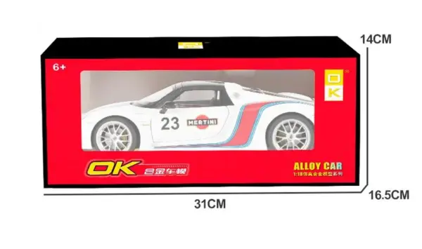 1:18 Scale Porsche 918 Spyder Diecast Model - Image 6