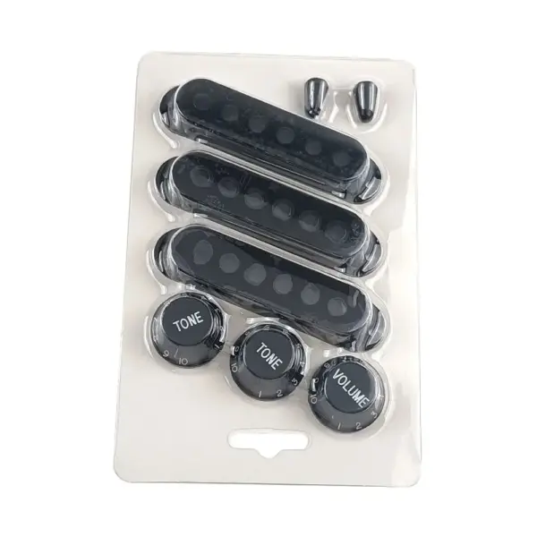Vintage White Single Coil Guitar Pickup Set - Image 6
