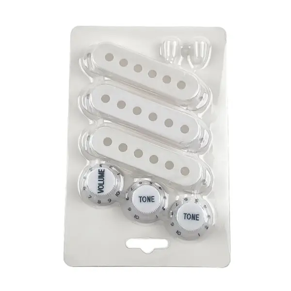 Vintage White Single Coil Guitar Pickup Set - Image 11