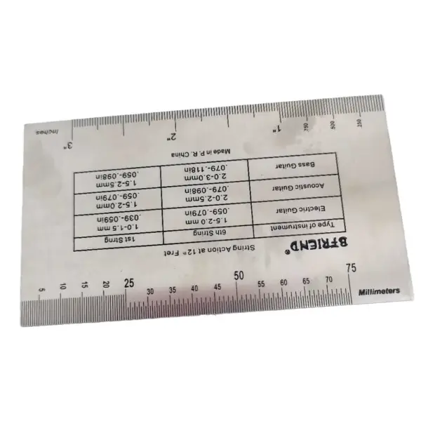 String Action Ruler Gauge for Guitar Instruments - Image 6