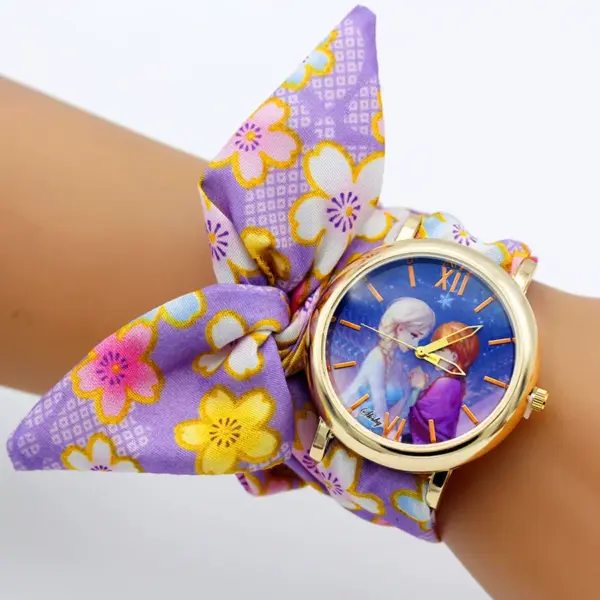 Shsby Floral Fabric Strap Women's Quartz Watch - Image 8