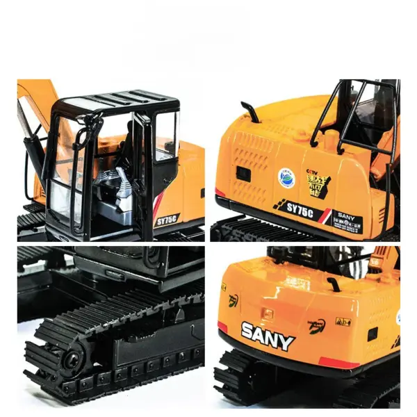 SANY SY75C-9 Excavator 1:35 Scale Model - Image 4