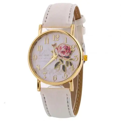 Rose Flower Women Quartz Wrist Watch 57245 15 Rose Flower Women Quartz Wrist Watch 57245 - Image 15
