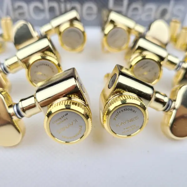 Gold Electric Guitar Machine Heads Tuning Pegs Set - Image 4