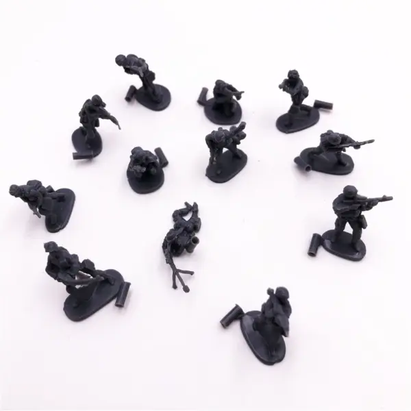 1:72 Scale Plastic Soldier Model Set 12pcs - Image 2