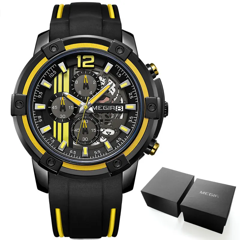 Megir MN2097 Men's Chronograph Sports Watch 7 Megir MN2097 Men's Chronograph Sports Watch - Image 7