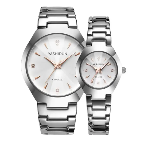 CQ38 Quartz Women's Silver/Rose Gold Watch