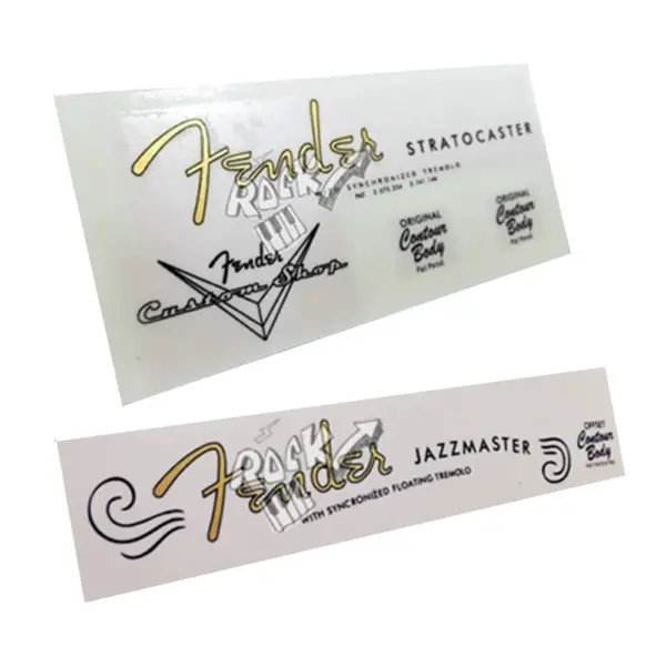 Custom Decal Sticker for Guitar Peghead