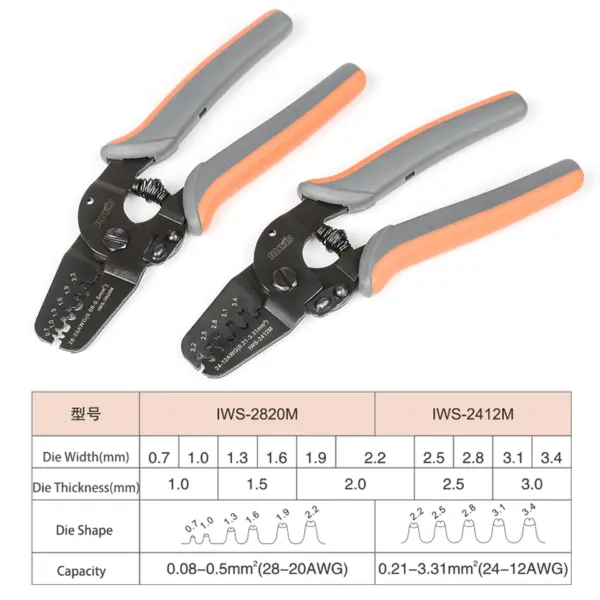 Mini Crimping Tool for Open Barrel Connectors - Image 4