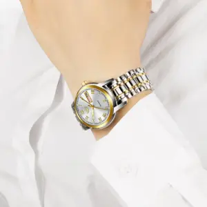 Luxury Rose Gold Women's Watch with Steel Strap 14 H24cc883727554f6eb350027953671e4cy