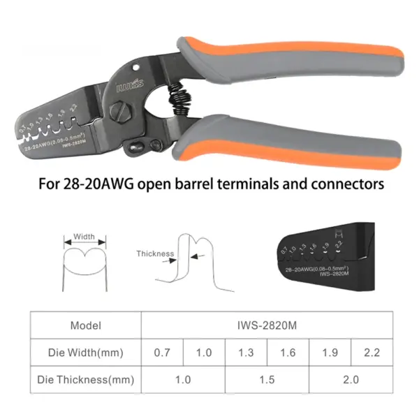 Mini Crimping Pliers for JST Connectors - Image 2