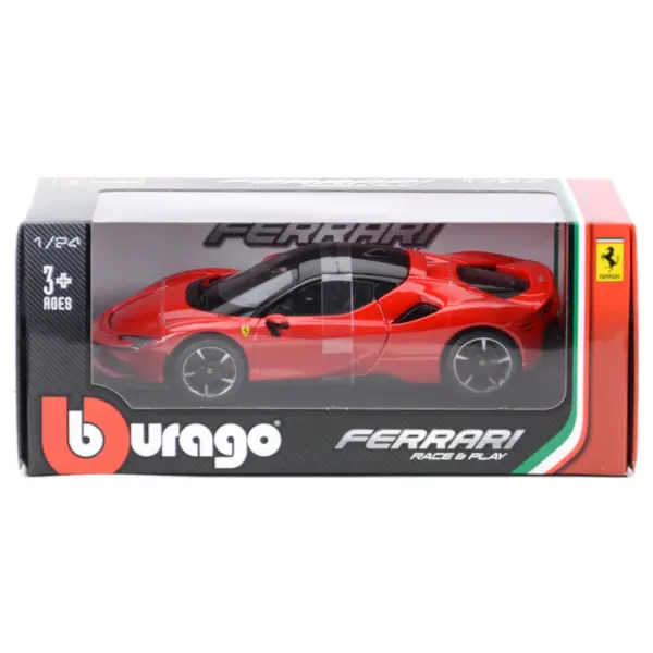 Bburago 1:24 Ferrari SF90 Diecast Model Car - Image 6