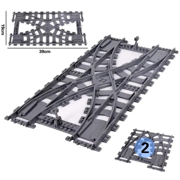 Flexible Building Block Train Tracks Set - Image 2