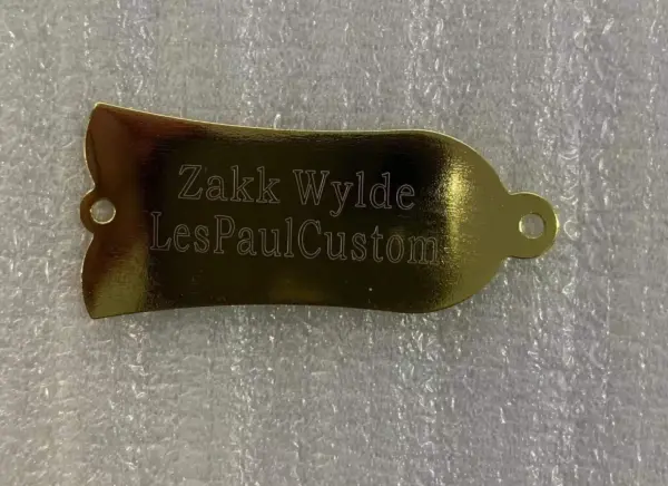 Gold Metallic Trussrod Cover for Electric Guitar