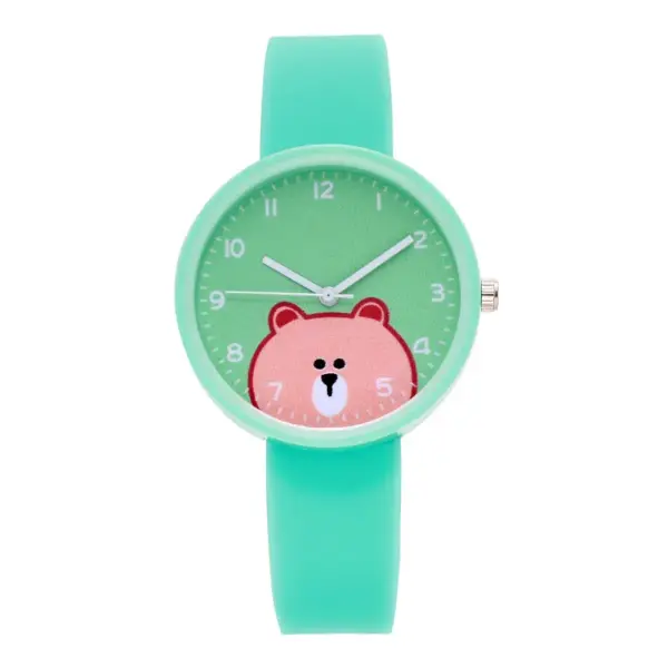 CQ81 Kids Cartoon Bear Wristwatch - Image 2