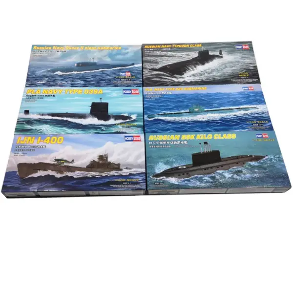 1:700 Scale Military Submarine Model Kit 30+ Parts - Image 2