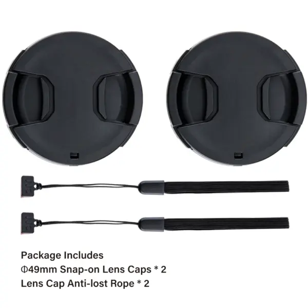 49mm Camera Lens Caps with Anti-Lost Straps - Image 7