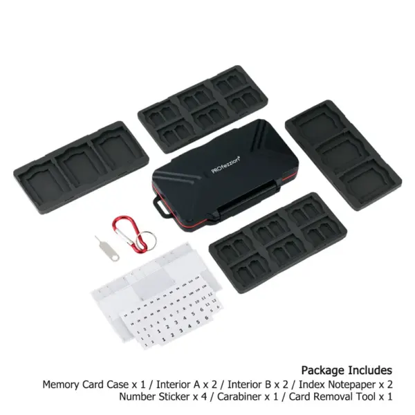 PROfezzion 48 Slot Memory Card Storage Case - Image 6