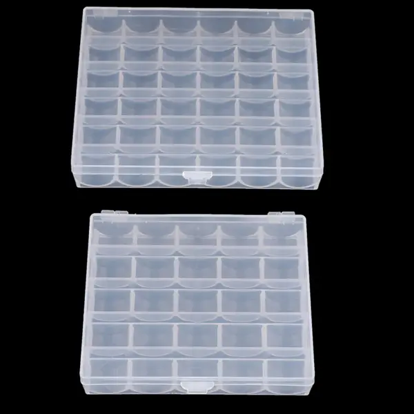 25/36 Pcs Clear Sewing Machine Bobbins Storage - Image 3