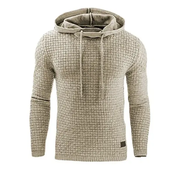 Casual Men's Oversized Hoodie with Zipper - Image 8