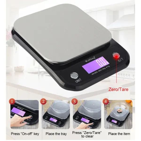 Digital Kitchen Scale 10kg High Accuracy - Image 2