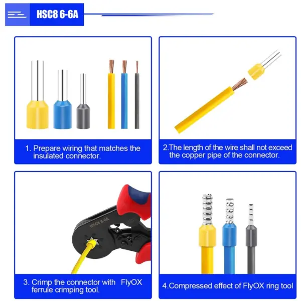 Crimping Tool Kit with 1900 Tubular Terminals - Image 4